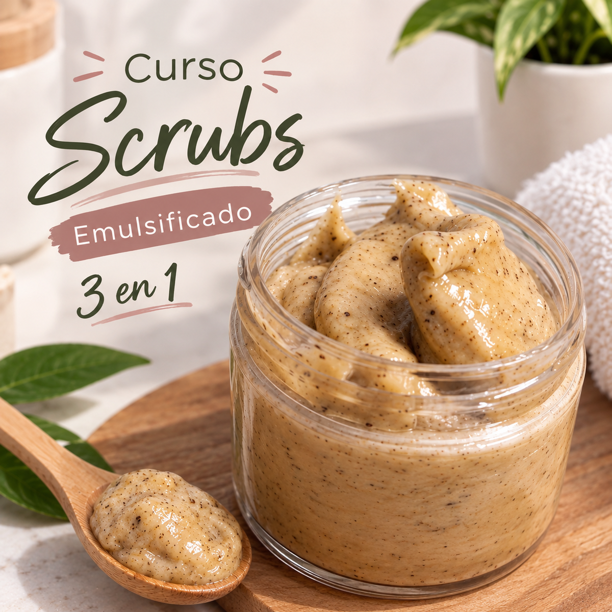 Curso Scrub emulsificados 3 en 1 (Manual en PDF + Incluye video demostrativo)