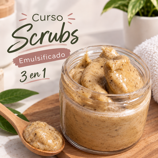 Curso Scrub emulsificados 3 en 1 (Manual en PDF + Incluye video demostrativo)