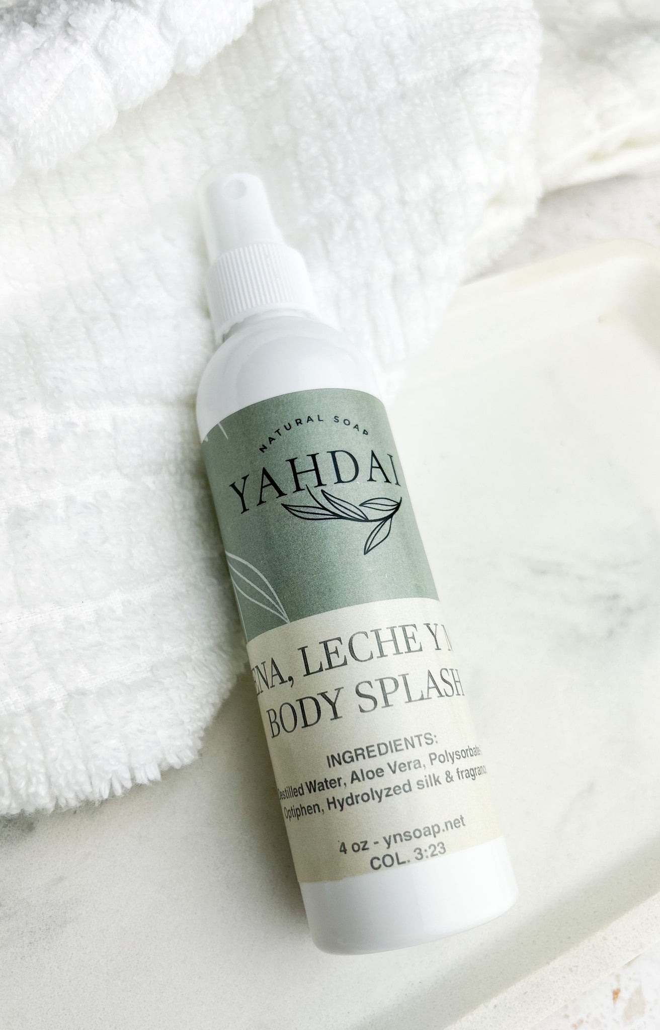 Body Splash Avena, leche y miel